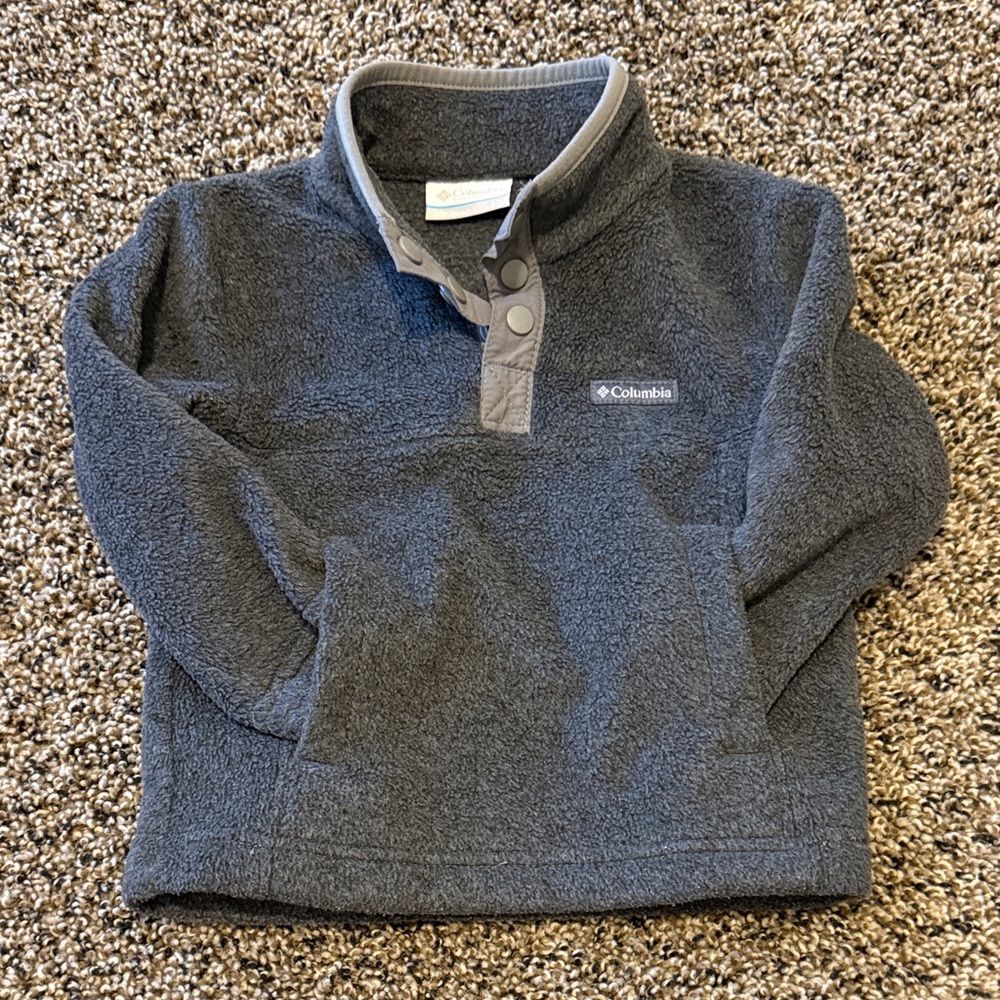 Columbia Kids' Charcoal Fleece Pullover